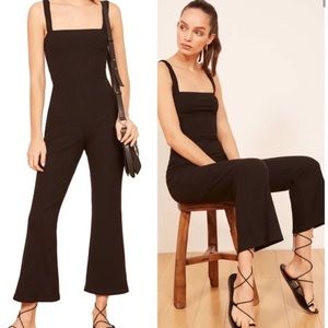 Reformation Ribbed Knit Crop Flare Jumpsuit!